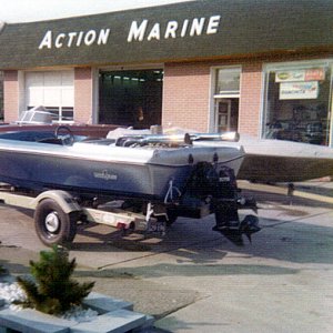 John's 91 MPH 1972 Checkmate 18ft Jetmate Inboard Outboard
