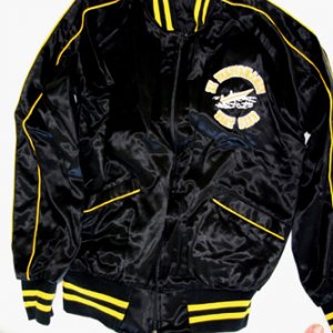 Action Marine Black Satin Jacket