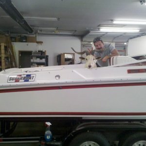 Nicks goat roping SUPER-BOAT