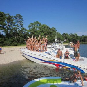 Whoes on a boat