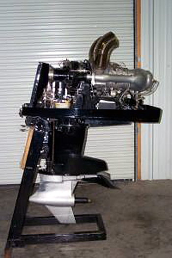 experimental Mercury turbine outboard