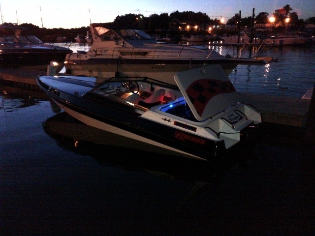 red /white / blue ---leds